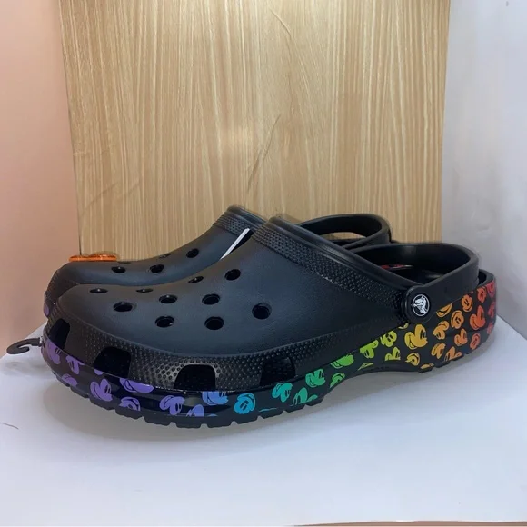 Crocs x Disney Rainbow Pride Celebration Mickey Mouse Classic Clog - Men’s Sz 15 Crocs x Disney Rainbow Pride Celebration Mickey Mouse  main image 2
